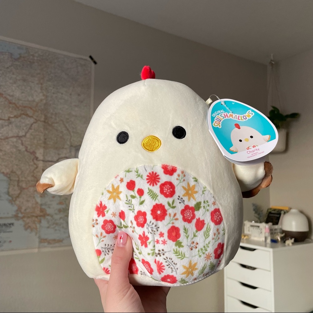 Squishmallows Charity the Chicken 8" Stuffed Plush Easter Collection